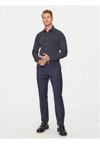 Calvin Klein Koszula K10K113163 Granatowy Slim Fit. Kolor: niebieski. Materiał: bawełna #3