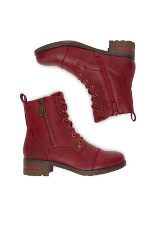 Beverly Hills Polo Club Trzewiki CEO-WS6631-01 Czerwony. Kolor: czerwony. Materiał: materiał, skóra