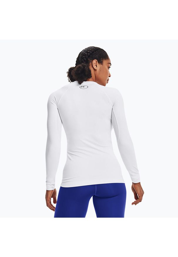 Bluza damska Under Armour ColdGear Authentics Crew. Kolor: biały. Długość rękawa: długi rękaw