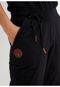 bonprix - Kombinezon z dżerseju, z mieszanki bawełny. Kolor: czarny. Materiał: jersey, bawełna #3