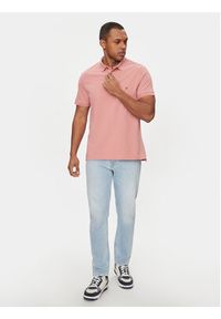 TOMMY HILFIGER - Tommy Hilfiger Polo 1985 MW0MW17770 Różowy Regular Fit. Typ kołnierza: polo. Kolor: różowy. Materiał: bawełna