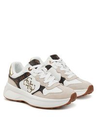 Guess Sneakersy FLPLUC PEL12 Biały. Kolor: biały. Materiał: skóra #4
