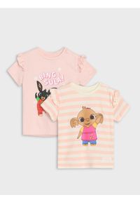 Sinsay - Koszulki 2 pack Bing - różowy. Kolor: różowy #1