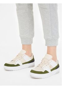 TOMMY HILFIGER - Tommy Hilfiger Sneakersy Th Lo Basket Sneaker FW0FW07309 Beżowy. Kolor: beżowy #4