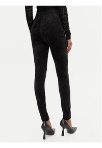 Versace Jeans Couture Legginsy 79HAC101 J0241 Czarny Slim Fit. Kolor: czarny. Materiał: syntetyk