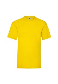 FRUIT OF THE LOOM - Koszulka Unisex Dla Dorosłych Valueweight. Kolor: żółty