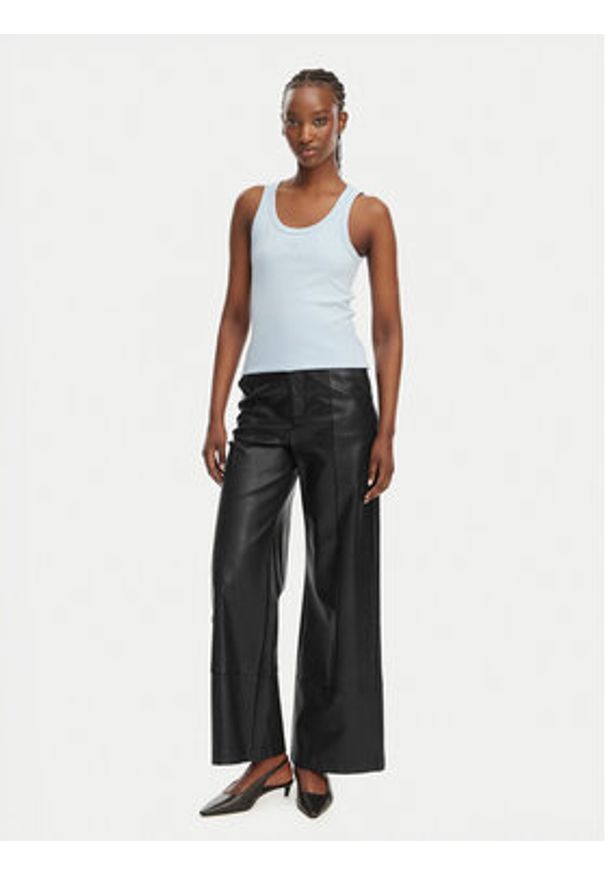 Hugo - HUGO Top Datamia 50514489 Niebieski Slim Fit. Kolor: niebieski. Materiał: bawełna