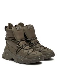 EA7 Emporio Armani Trapery X8M001 XK228 U007 Khaki. Kolor: brązowy. Materiał: skóra #5