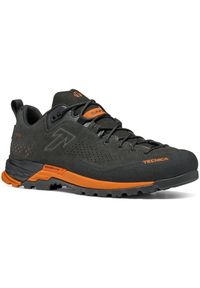 TECNICA - Buty podejściowe męskie Tecnica Sulfur GTX. Kolor: pomarańczowy, wielokolorowy, szary. Materiał: zamsz