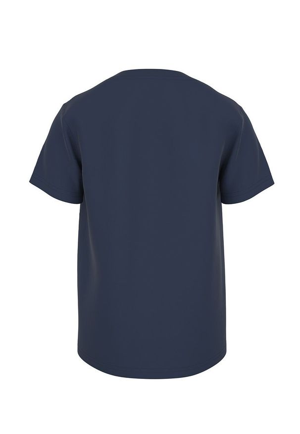 LEGO Wear - Lego Wear t-shirt bawełniany dziecięcy kolor granatowy z nadrukiem. Okazja: na co dzień. Kolor: niebieski. Materiał: bawełna. Wzór: nadruk. Styl: casual