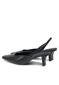 Calvin Klein Czółenka Heel Mule Pump 50 - Lth HW0HW02551 Czarny. Kolor: czarny. Materiał: skóra #3