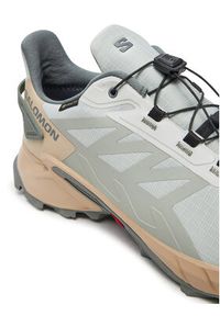 salomon - Salomon Buty do biegania Supercross 4 Gore-Tex L47594300 Szary. Kolor: szary. Materiał: materiał. Technologia: Gore-Tex #3