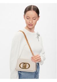 Liu Jo Torebka Ecs S Crossbody AA4270 E0132 Beżowy. Kolor: beżowy. Materiał: skórzane #4