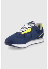 U.S. Polo Assn. sneakersy kolor granatowy. Zapięcie: sznurówki. Kolor: niebieski. Materiał: guma