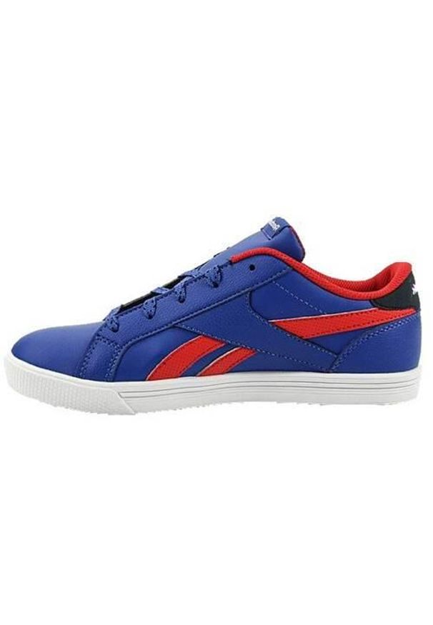 Buty do chodzenia dla dzieci Reebok Royal Comp 2. Zapięcie: sznurówki. Kolor: niebieski, wielokolorowy. Materiał: materiał, syntetyk, guma. Szerokość cholewki: normalna. Model: Reebok Royal. Sport: turystyka piesza