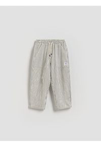 Reserved - Bawełniane spodnie - złamana biel. Materiał: bawełna #1