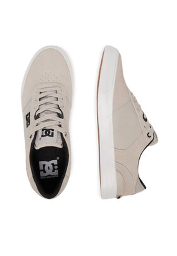 DC Tenisówki AW247501 Szary. Kolor: szary. Materiał: skóra, zamsz