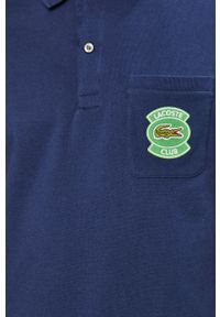 Lacoste - Polo PH9762. Okazja: na co dzień. Typ kołnierza: polo. Kolor: niebieski. Materiał: dzianina. Wzór: aplikacja. Styl: casual #3