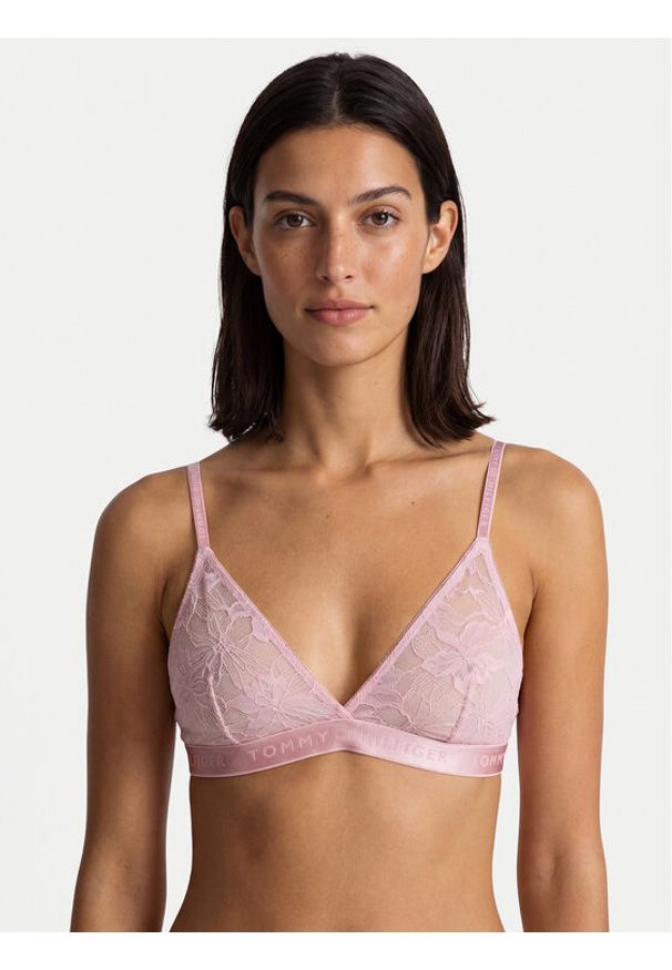TOMMY HILFIGER - Tommy Hilfiger Biustonosz braletka UW0UW06263 Różowy. Kolor: różowy. Materiał: syntetyk