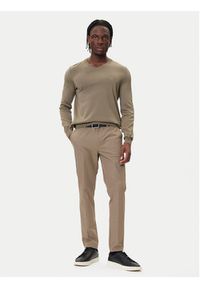 BOSS Sweter Baram-L 50476363 Brązowy Regular Fit. Kolor: brązowy. Materiał: wełna #4