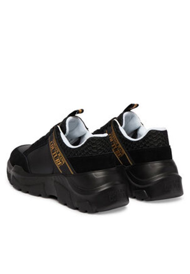 Versace Jeans Couture Sneakersy 80YA3SC2 Czarny. Kolor: czarny. Materiał: materiał