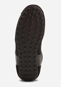 Born2be - Czarne Sneakersy z Imitacji Zamszu w Stylu Kultowych Tenisówek Aelliana. Okazja: na co dzień. Kolor: czarny. Materiał: zamsz. Szerokość cholewki: normalna #6