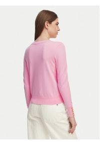 TOMMY HILFIGER - Tommy Hilfiger Sweter WW0WW40099 Różowy jasny Regular Fit. Kolor: różowy. Materiał: syntetyk #2