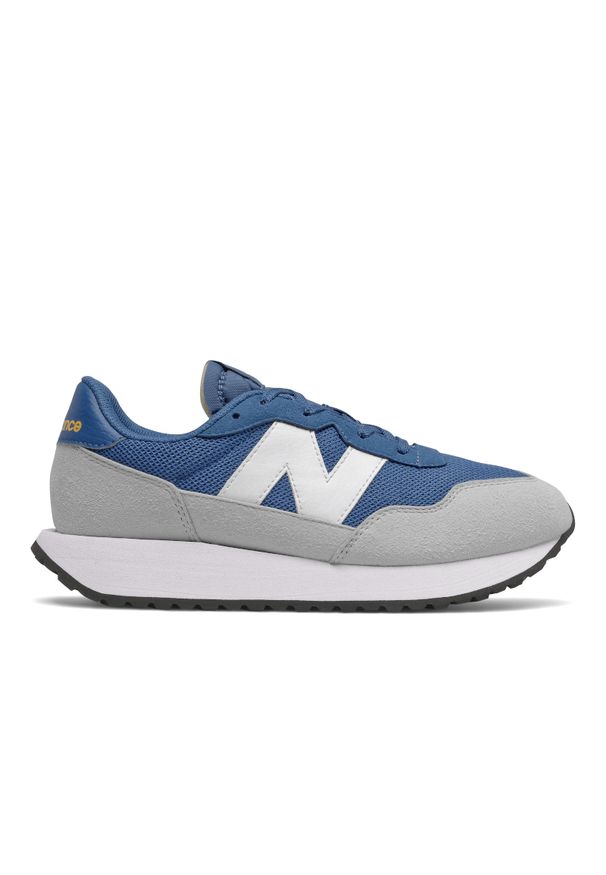 New Balance GS237OB1. Materiał: zamsz, materiał. Szerokość cholewki: normalna