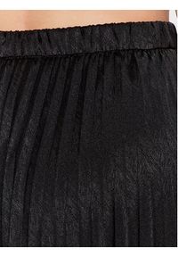 DKNY Spódnica plisowana P3ANTQBW Czarny Regular Fit. Kolor: czarny. Materiał: syntetyk