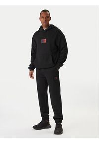 Hugo - HUGO Spodnie dresowe Danopan 50553146 Czarny Relaxed Fit. Kolor: czarny. Materiał: bawełna #3