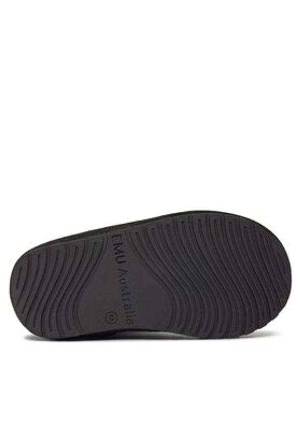 EMU Australia Śniegowce Wallaby Lo Kids K10102 Czarny. Kolor: czarny. Materiał: skóra, zamsz