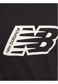 New Balance T-Shirt Essentials WT23515 Czarny Athletic Fit. Kolor: czarny. Materiał: bawełna #3