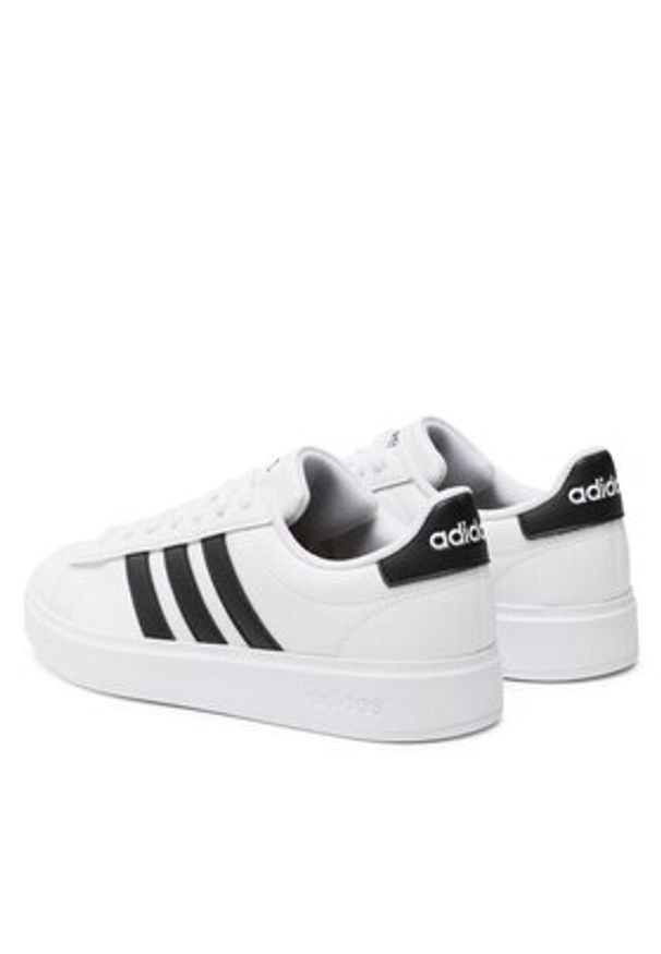 Adidas - adidas Sneakersy Grand Court Cloudfoam Lifestyle Court Comfort Shoes GW9214 Biały. Kolor: biały. Materiał: skóra. Model: Adidas Cloudfoam