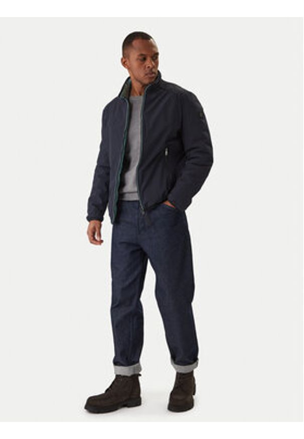 Milestone Kurtka przejściowa MSPizaro 610445 60825 Granatowy Regular Fit. Kolor: niebieski. Materiał: syntetyk