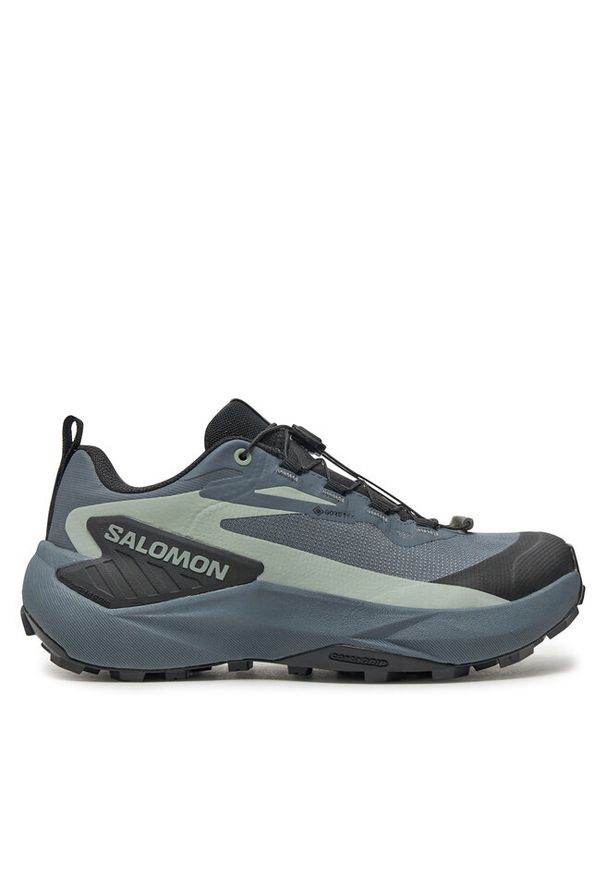 salomon - Buty do biegania Salomon. Kolor: szary. Technologia: Gore-Tex