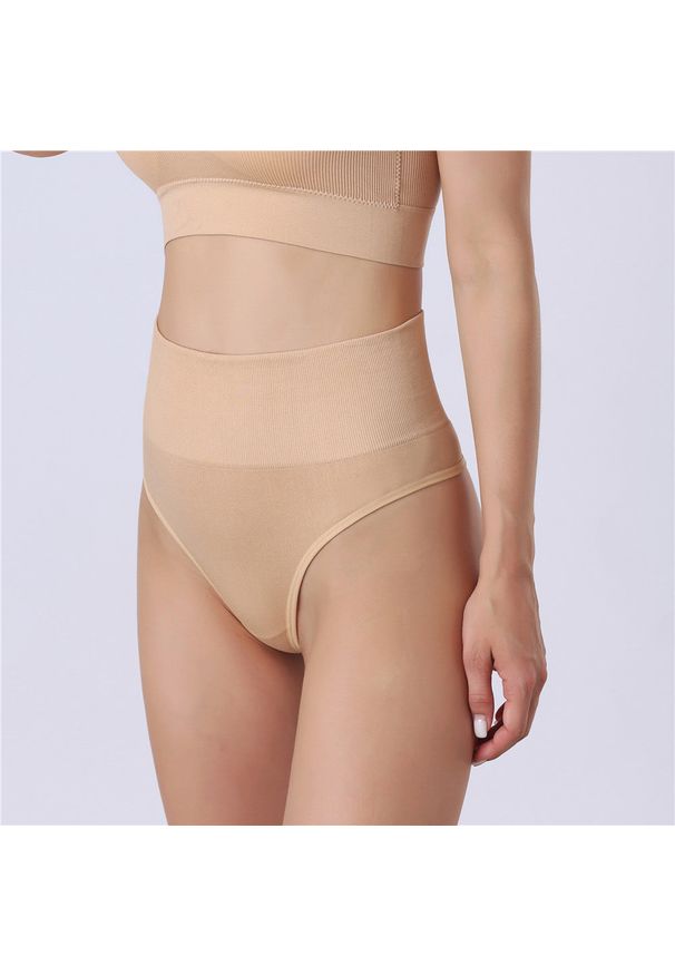 Intica - Stringi modelujące z wysokim stanem elastyczne na co dzień Maiu. Stan: podwyższony. Kolor: różowy. Materiał: materiał, tkanina