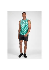 GORILLA WEAR - Easton Top bez rękawów - Teal Zielony. Kolor: zielony. Długość rękawa: bez rękawów