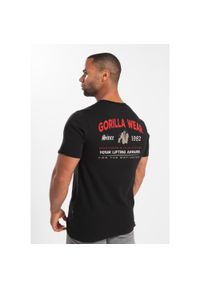 GORILLA WEAR - Koszulka męska sportowa. Kolor: czarny