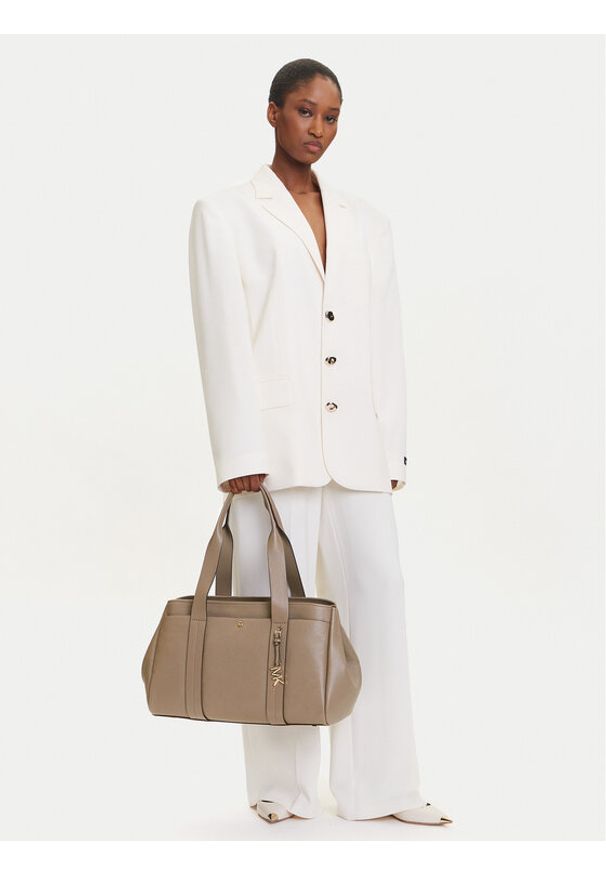 MICHAEL Michael Kors Torebka 30T5G1ZT7L Beżowy. Kolor: beżowy. Materiał: skórzane