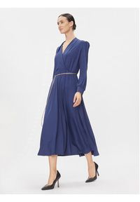 Rinascimento Sukienka koktajlowa CFC0116384003 Granatowy Regular Fit. Kolor: niebieski. Materiał: syntetyk. Styl: wizytowy #6