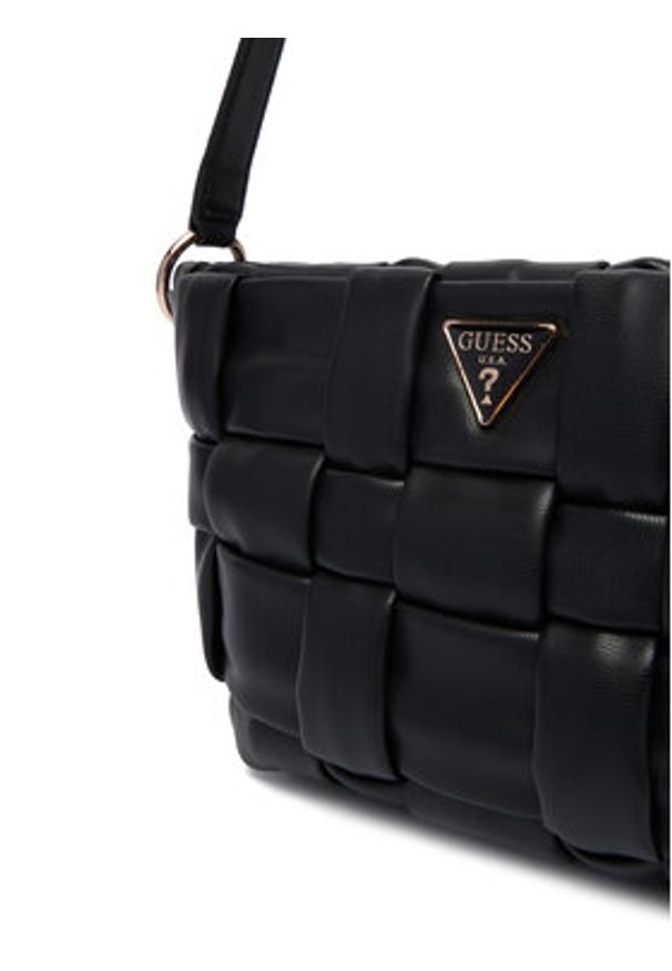 Guess Torebka Marion HWWG80 72170 Czarny. Kolor: czarny. Materiał: skórzane