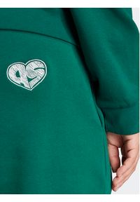 Adidas - adidas Spodnie dresowe Scribble Embroidery Fleece IK9649 Zielony Loose Fit. Kolor: zielony. Materiał: bawełna #3