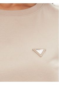 Guess T-Shirt V4YI09 J1314 Beżowy Regular Fit. Kolor: beżowy. Materiał: bawełna #3