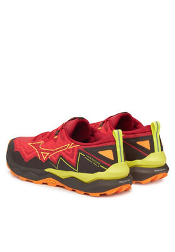 Mizuno Buty do biegania Wave Daichi 9 J1GJ2571 Czerwony. Kolor: czerwony. Materiał: materiał. Model: Mizuno Wave