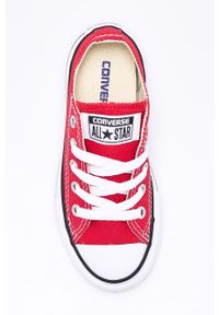Converse - Tenisówki dziecięce. Nosek buta: okrągły. Zapięcie: sznurówki. Kolor: czerwony. Materiał: syntetyk, materiał, guma. Szerokość cholewki: normalna. Wzór: gładki #4