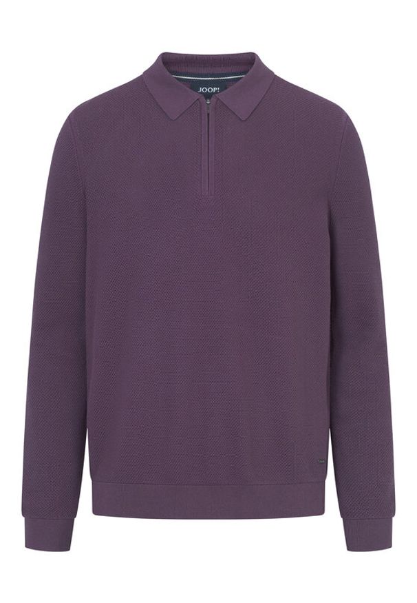 JOOP! Sweter 17 JK-04Nadimo 30046919 Fioletowy Modern Fit. Kolor: fioletowy. Materiał: bawełna