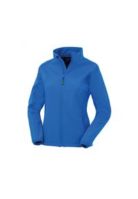 RESULT - Damska kurtka z recyklingu Result Softshell. Kolor: niebieski. Materiał: softshell #1