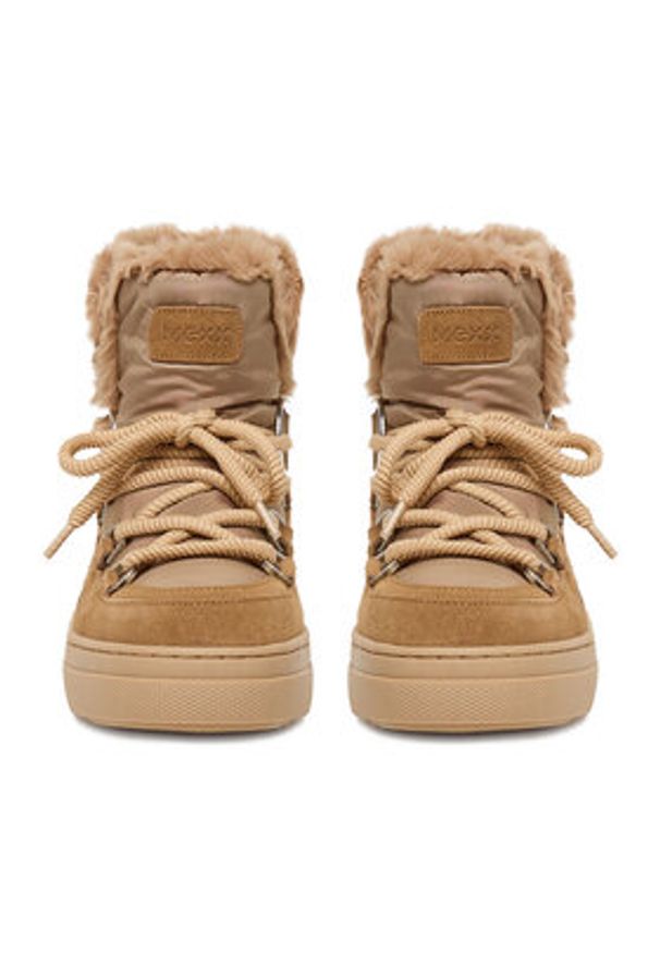 MEXX Śniegowce CEO-MI002200453W Brązowy. Kolor: brązowy. Materiał: zamsz, skóra