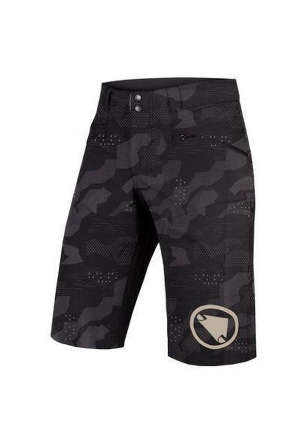 ENDURA - Spodenki rowerowe męskie Endura Singletrack II Short. Kolor: czarny. Długość: krótkie. Sezon: lato