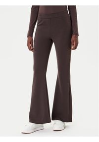 only - ONLY Legginsy Scarlet 15357949 Brązowy Flared Fit. Kolor: brązowy. Materiał: syntetyk
